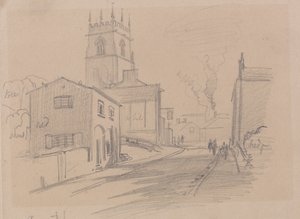 イングリッシュ・カントリー・タウン 作： Edward Lear