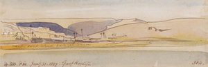 ガルフ・ホセイン；1867年1月31日午後4時20分 (304) 作： Edward Lear
