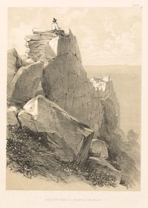 イラスト付きイタリア遠足 (vol. II): 古代の城壁、モンテ チルチェロ 作： Edward Lear