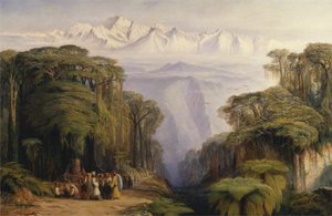 Kangchenjunga Darjeelingistä 作： Edward Lear