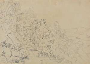 1838年7月20日、ラ・カヴァ 作： エドワード・リア