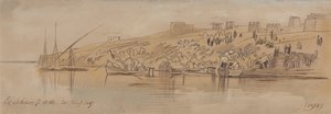 ルクソール、1867年1月20日午前7時 (198) 作： エドワード・リア