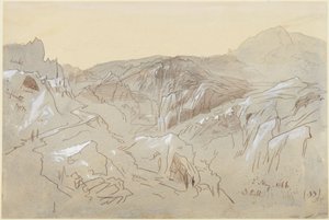 ダルマチアの山々 作： Edward Lear