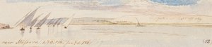 マッサラ近郊；1867年1月1日午後1時30分 (12) 作： Edward Lear