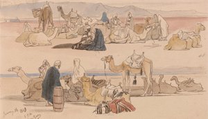 スエズの近く 作： Edward Lear