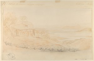 ペンテデレツォ、カラブリア州、イタリア 作： Edward Lear