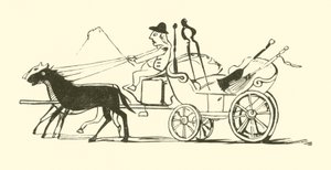 ほうき、シャベル、ポーカー、トング（彫刻作品 作： Edward Lear