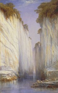 大理石の岩 — Nerbudda Jubbolpore 作： Edward Lear