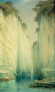 The Marble rocks, Jabalpur, Madhya Pradesh 作： Edward Lear