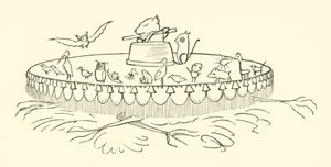 クァングル・ワングルの帽子（彫刻 作： Edward Lear
