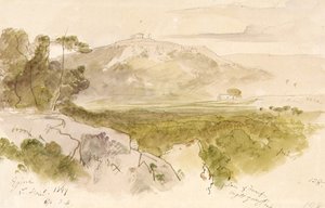 エギナのアファイア神殿 作： Edward Lear