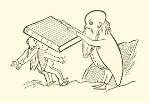 二人の老いた独身者（エングレービング 作： Edward Lear