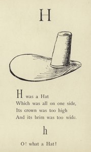文字H 作： Edward Lear