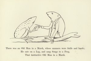 沼地に老人がいて、そのマナーは無益で厳しい 作： Edward Lear