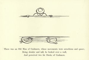 カシミヤの老人がいて、その動きは陰険で奇妙でした 作： Edward Lear