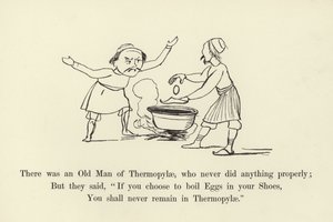テルモピュライの老人がいて、適切に何もしなかった 作： Edward Lear