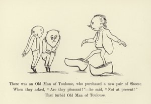 トゥールーズの老人が新しい靴を購入しました 作： Edward Lear