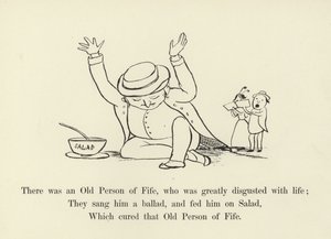 人生に大いにうんざりしているファイフの老人がいました 作： Edward Lear