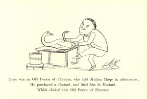 フィレンツェの老人がいて、マトンチョップスを嫌悪していた 作： Edward Lear