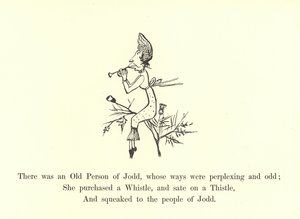 ジョッドの老人がいて、その方法は困惑していて奇妙でした 作： Edward Lear