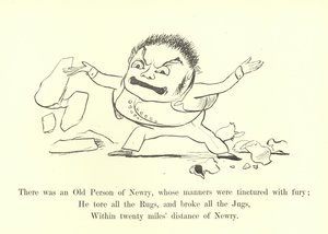ニューマリーの老人がいて、そのマナーは怒りで彩られていました 作： Edward Lear