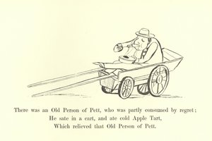 後悔に部分的に消費されたペットの老人がいました 作： Edward Lear