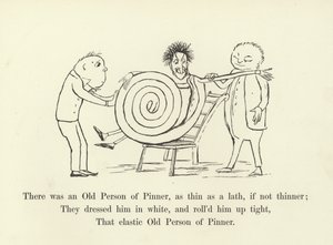 シンナーではないにしても、ラスと同じくらい薄いピンナーの老人がいました 作： Edward Lear
