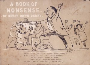 「デリーダウンデリーのナンセンスブック」のタイトルシート、1846年