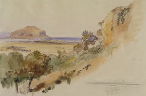 パレルモの近くを見る 作： Edward Lear