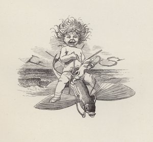 チャールズ・キングスレーの「The Water-Babies」のイラスト（彫刻）。