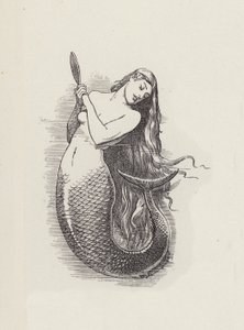 チャールズ・キングスレーの「The Water-Babies」のイラスト（彫刻）。 作： Edward Linley (after) Sambourne