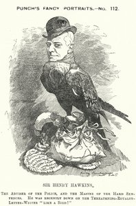 パンチ・カートゥーンヘンリー・ホーキンス卿 作： Edward Linley (after) Sambourne