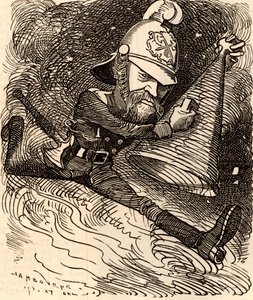 エアー・マッセイ・ショー（1830-1908 作： Edward Linley Sambourne