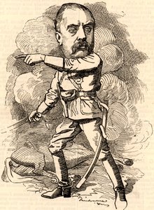 ジェラルド・グラハム (1831-1899) イギリス陸軍士官。 作： Edward Linley Sambourne