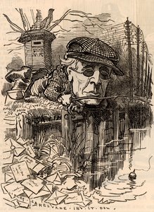 ヘンリー・フォーセット（1833-1884 作： Edward Linley Sambourne