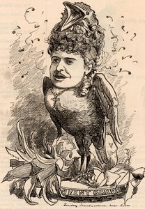 マダム・エマ・アルバーニ(1852-1930) 作： Edward Linley Sambourne