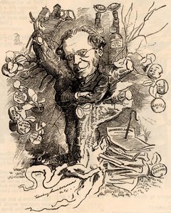 ジェームズ・ペインの肖像 作： Edward Linley Sambourne