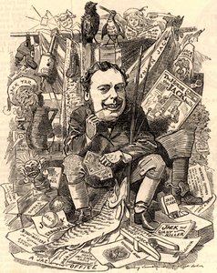 ジョン・ホルカーの肖像 作： Edward Linley Sambourne