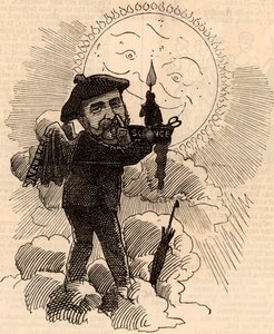 ジョセフ・ノーマン・ロッキーアの肖像 作： Edward Linley Sambourne