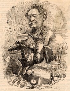 ウィリアム・ハワード・ラッセル（1821-1907 作： Edward Linley Sambourne