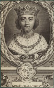 イギリスのリチャード二世の肖像 作： Edward Lutterell