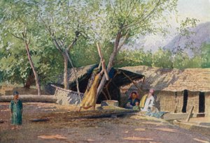 船頭とその家族 作： Edward Mary Joseph Molyneux