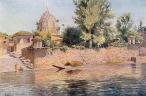 ヒンドゥー寺院、スリナガル 作： Edward Mary Joseph Molyneux