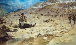 1897年、1898年にダーガイでビクトリアクロスを獲得したゴードンハイランダーズのパイパージョージフィンドレーター（1872-1942）