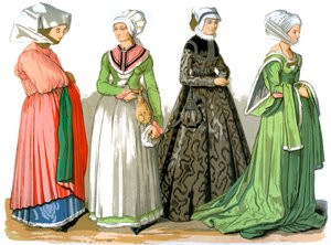 ニュルンベルクの女性、16世紀1849年。