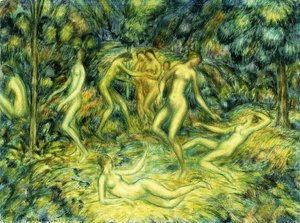 ニンフダンシング、1918 作： Edward Middleton Manigault