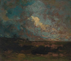 シャワーの後、約。 1883～1887年。 作： Edward Mitchell Bannister