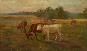 ウシ、n.d. 作： Edward Mitchell Bannister