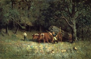 1881年、牛を家に追いやる。