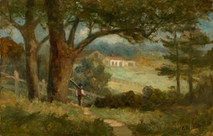 帰国、1895年。 作： Edward Mitchell Bannister